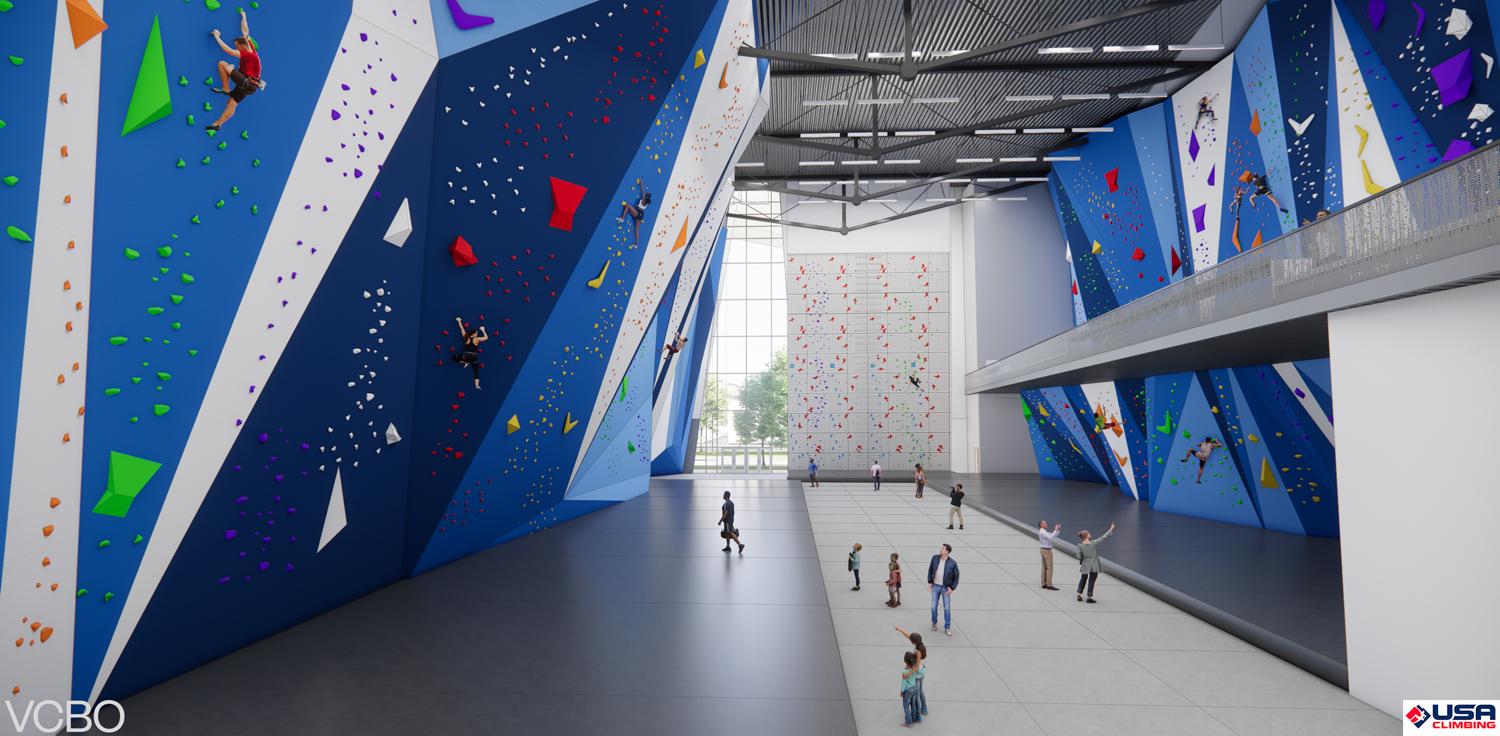 Rendering of the National Training Center training terrain and athlete facilities